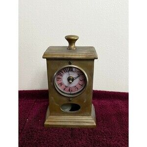 Solid Brass Antique Reproduction Mantle Clock Timeworks Series 1906 Berkeley, CA